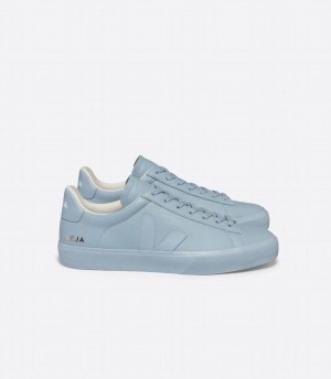Χαμηλα Sneakers ανδρικα Veja Campo Chromefree δερματινα μπλε | KHW5294RY