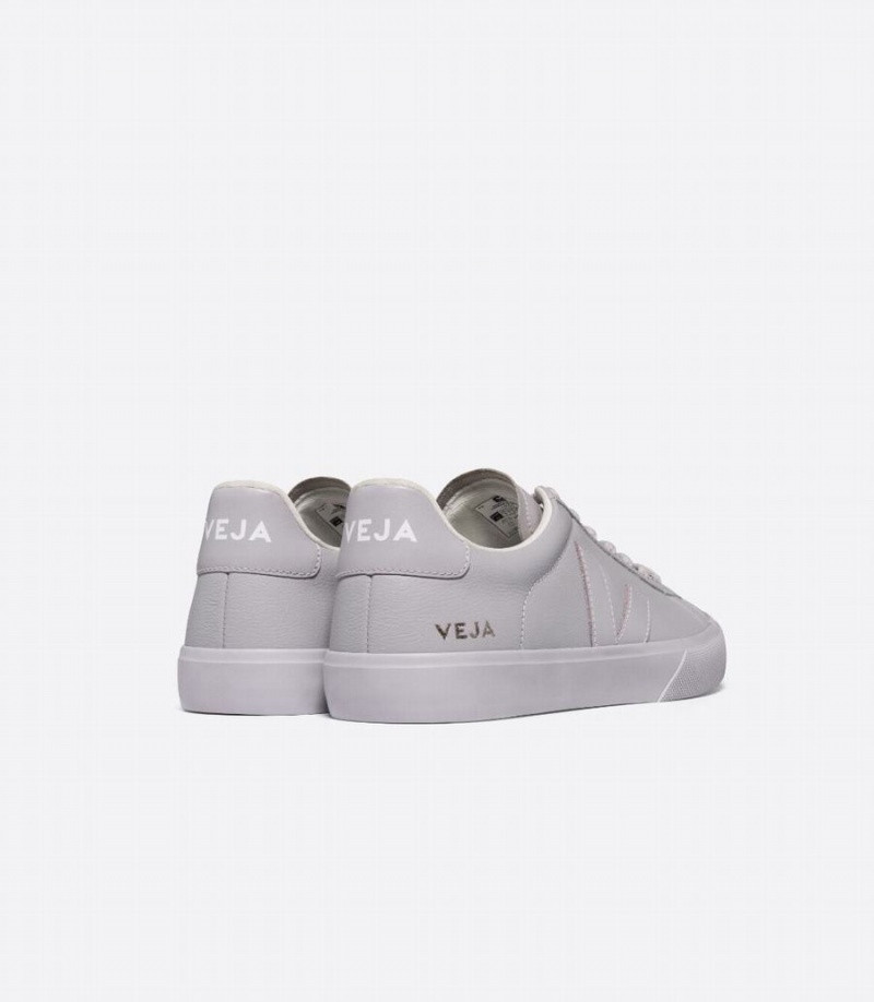 Χαμηλα Sneakers ανδρικα Veja Campo Chromefree δερματινα Parme ανοιχτο μωβ | IFG1428OX