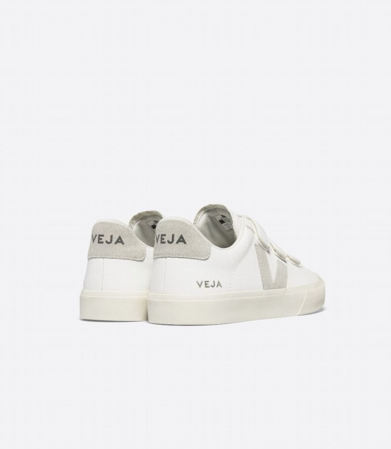 Χαμηλα Sneakers ανδρικα Veja Recife Chromefree δερματινα ασπρα Μπεζ | SPR4414WB